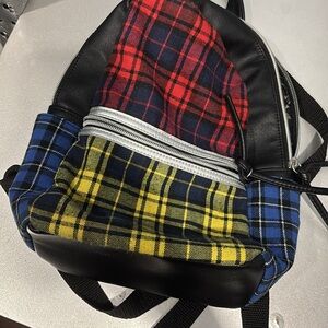 Plaid Multi-Color Women’s Mini Backpack